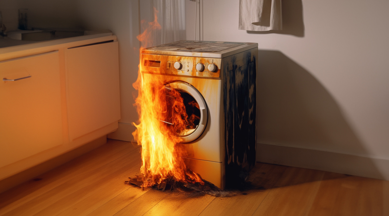 Too much dryer lint in the dryer vent can be a fire hazard in your home